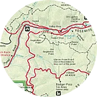 Maps and directions to rafting trip meeting spots.