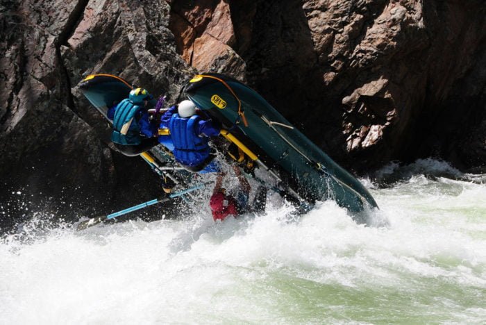 Private trip at Clavey Falls circa 1990s