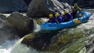Corkscrew Rapid on Class V Cherry Creek